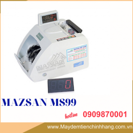 MÁY ĐẾM TIỀN MAZSAN MS99 (CÔNG NGHỆ NHẬT)