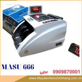 MÁY ĐẾM TIỀN MASU 666 (NHẬP KHẨU 2023 )
