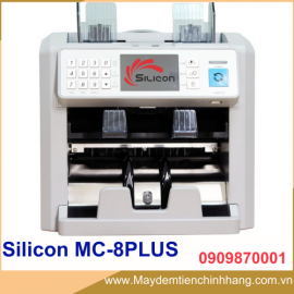 Máy Đếm Siêu Giả Và Phân Loại Tiền 2 Ngăn Silicon MC-8PLUS