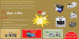 Máy Đếm Tiền Giá Rẻ tại Bạc Liêu