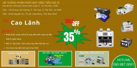 Máy đếm tiền chính hãng tại Cao Lãnh