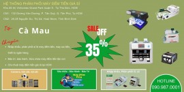 Máy đếm tiền giá rẻ tại Cà Mau