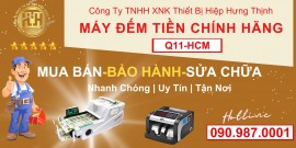 Máy đếm tiền tại Quận 11