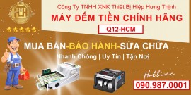 Máy đếm tiền tại Quận 12