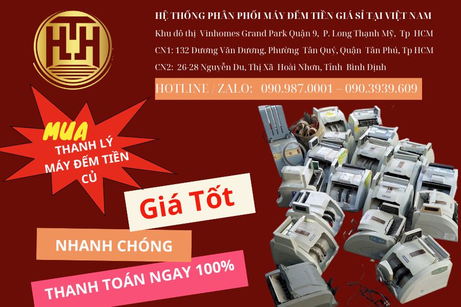 Thanh lý máy đếm tiền giá tốt tại quận 7