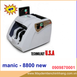 máy đếm tiền manic - 8800 new