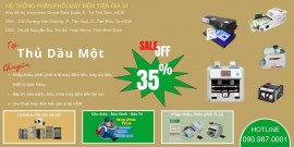 Địa chỉ bán máy đếm tiền chính hãng tại Thủ Dầu Một