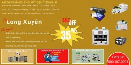 Địa chỉ bán máy đếm tiền uy tín tại Long Xuyên